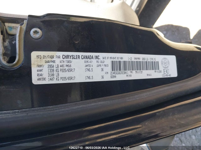 2012 Dodge Grand Caravan Crew მანქანა იყიდება აუქციონზე, vin: 2C4RDGDG6CR238411, აუქციონის ნომერი: 12622710