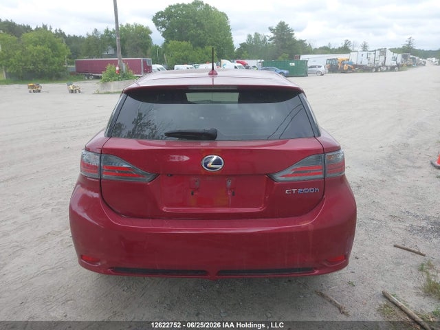 12622752 :رقم المزاد ، JTHKD5BH8C2087294 vin ، 2012 Lexus Ct مزاد بيع
