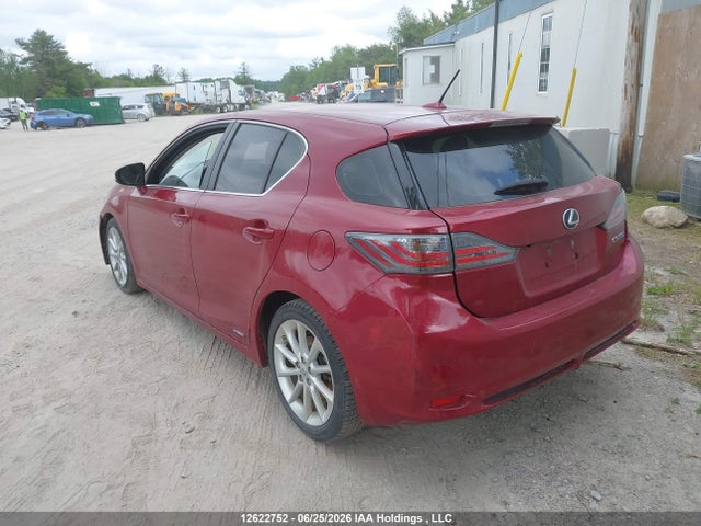 12622752 :رقم المزاد ، JTHKD5BH8C2087294 vin ، 2012 Lexus Ct مزاد بيع