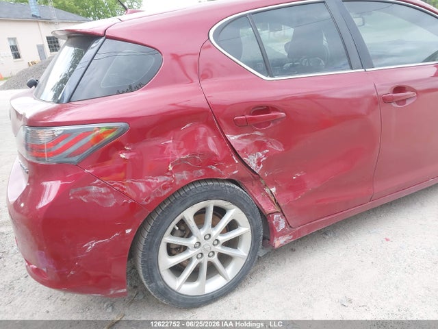 12622752 :رقم المزاد ، JTHKD5BH8C2087294 vin ، 2012 Lexus Ct مزاد بيع