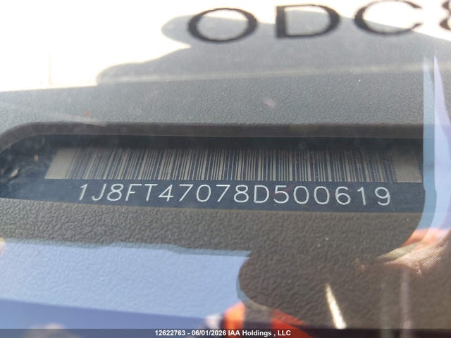 Продажа на аукционе авто 2008 Jeep Compass, vin: 1J8FT47078D500619, номер лота: 12622763