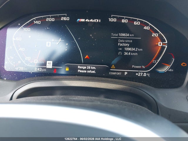 Aukcja sprzedaży 2021 Bmw M440i Xdrive, vin: WBA13AR03MCF95483, numer aukcji: 12622764
