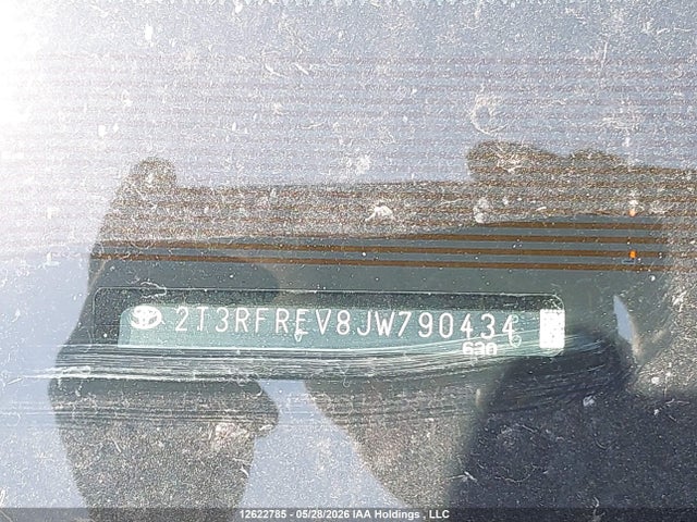 Aukcja sprzedaży 2018 Toyota Rav4 Xle, vin: 2T3RFREV8JW790434, numer aukcji: 12622785