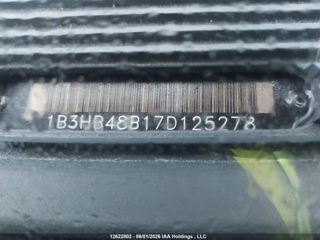 Продаж на аукціоні авто 2007 Dodge Caliber Sxt, vin: 1B3HB48B17D125278, номер лоту: 12622802