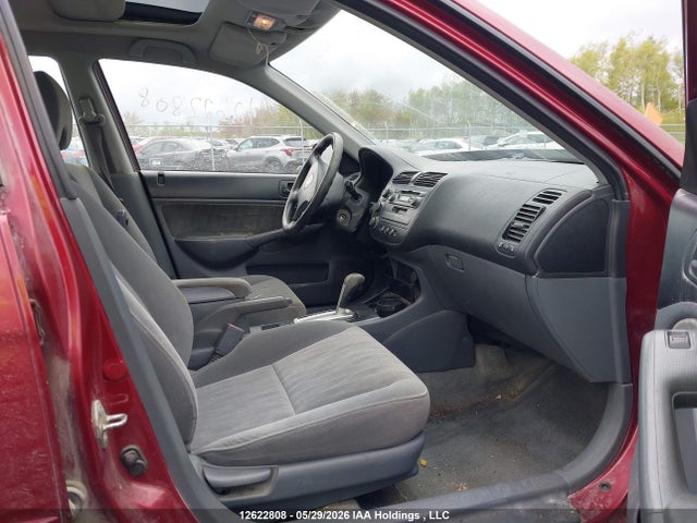 2005 Honda Civic Lx-g მანქანა იყიდება აუქციონზე, vin: 2HGES16645H019558, აუქციონის ნომერი: 12622808