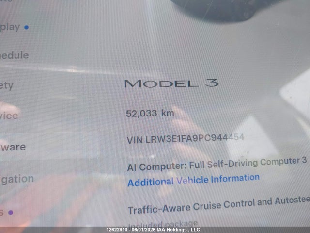 Tesla Model 3 Rwd 2023 LRW3E1FA9PC944454 Image 16