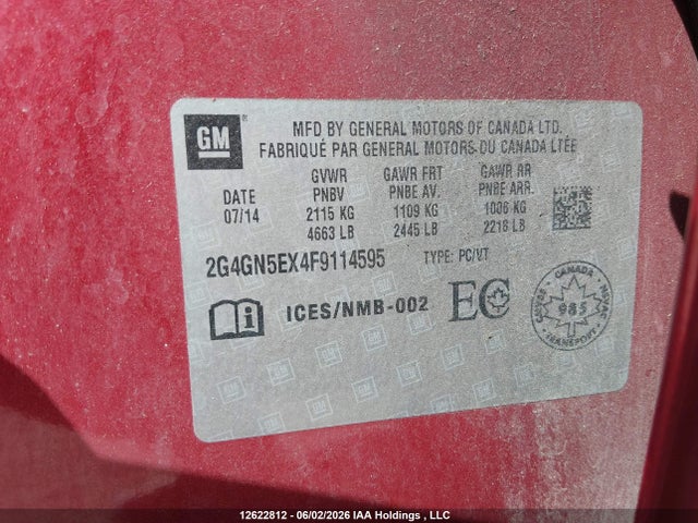 Buick Regal Premium 2015 2G4GN5EX4F9114595 Image 9