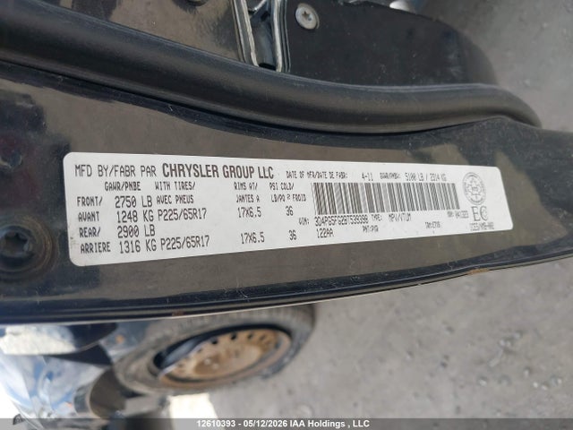 12610393 :رقم المزاد ، 3D4PG5FG2BT539398 vin ، 2011 Dodge Journey Sxt مزاد بيع