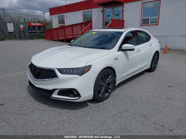 12622826 :رقم المزاد ، 19UUB1F81JA800348 vin ، 2018 Acura Tlx Elite مزاد بيع