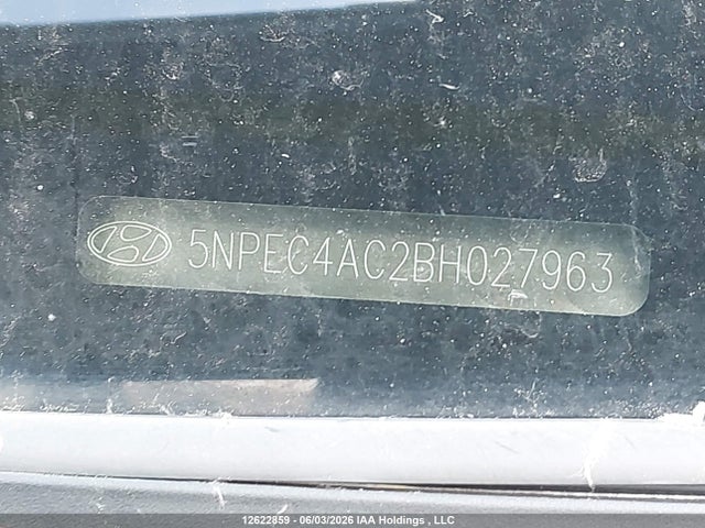 2011 Hyundai Sonata Se/limited მანქანა იყიდება აუქციონზე, vin: 5NPEC4AC2BH027963, აუქციონის ნომერი: 12622859