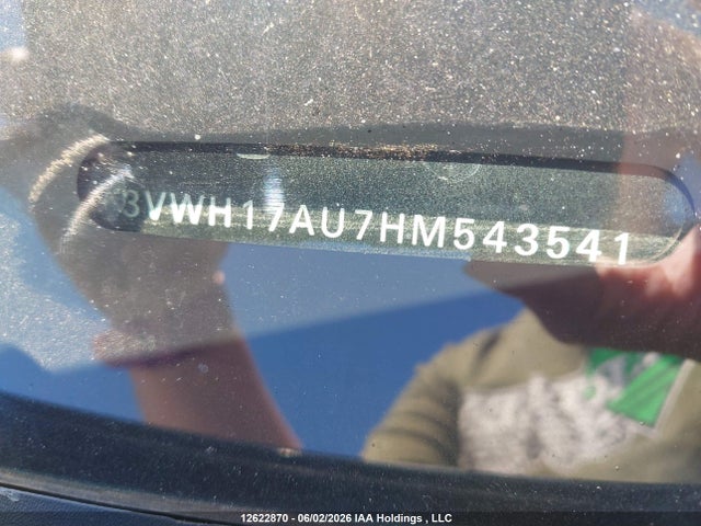 12622870 :رقم المزاد ، 3VWH17AU7HM543541 vin ، 2017 Volkswagen Golf Alltrack 1.8 Tsi مزاد بيع