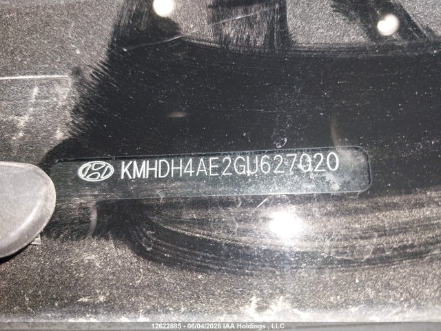 12622885 :رقم المزاد ، KMHDH4AE2GU627020 vin ، 2016 Hyundai Elantra Se/sport/limited مزاد بيع