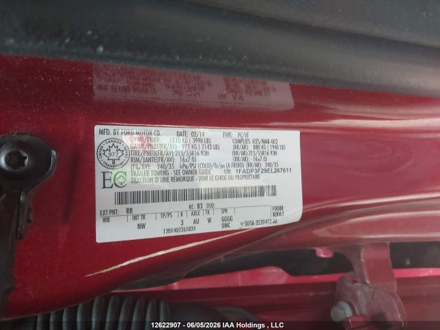 Ford FOCUS SE 2014 1FADP3F29EL267611 Image 18
