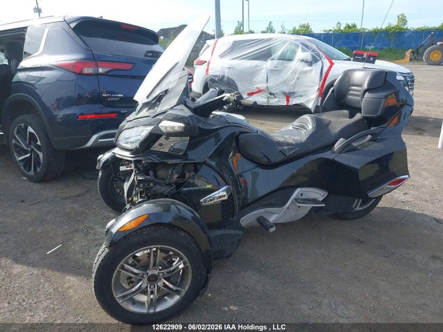 2010 Can-am Spyder Roadster Rt მანქანა იყიდება აუქციონზე, vin: 2BXJBLC1XAV000834, აუქციონის ნომერი: 12622909