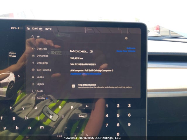 Tesla Model 3 Rwd 2023 5YJ3E1EA7PF413163 Image 7