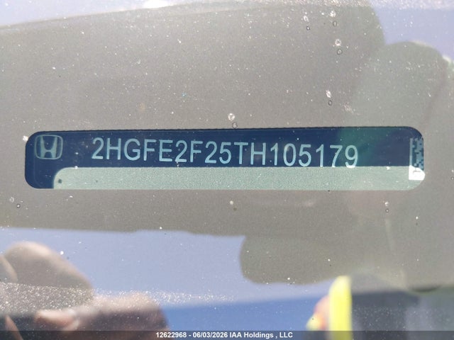 2HGFE2F25TH105179 Honda Civic