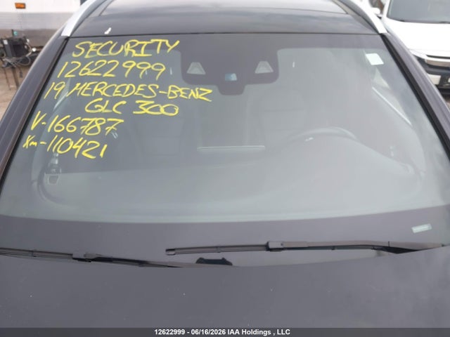 Aukcja sprzedaży 2019 Mercedes-benz Glc 300 4matic, vin: WDC0G4KB3KV166787, numer aukcji: 12622999