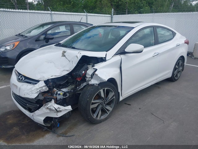 12623024 :رقم المزاد ، KMHDH4AH8GU484360 vin ، 2016 Hyundai Elantra Limited مزاد بيع