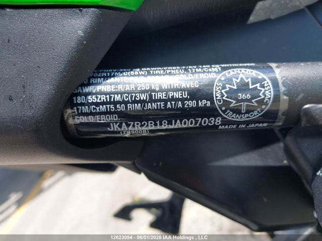 Kawasaki ZR900 2018 JKAZR2B18JA007038 Image 14