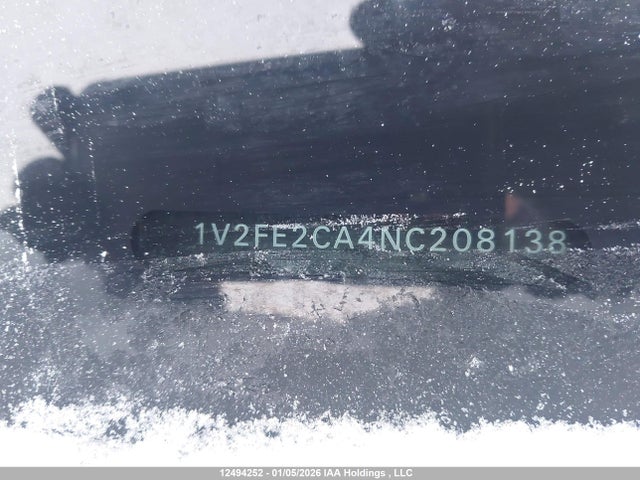 12494252 :رقم المزاد ، 1V2FE2CA4NC208138 vin ، 2022 Volkswagen Atlas Cross Sport 3.6 Fsi Execline مزاد بيع