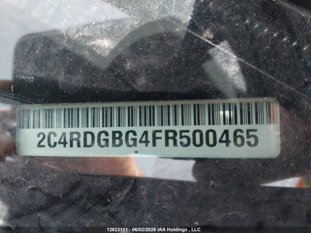 Продажа на аукционе авто 2015 Dodge Grand Caravan Se/sxt, vin: 2C4RDGBG4FR500465, номер лота: 12623111