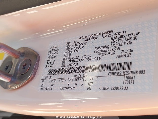 Ford Escape Platinum 2023 1FMCU9JZ0PUB09348 Image 9