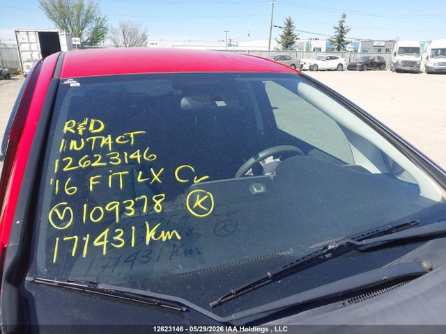 Продаж на аукціоні авто 2016 Honda Fit Lx, vin: 3HGGK5H52GM109378, номер лоту: 12623146