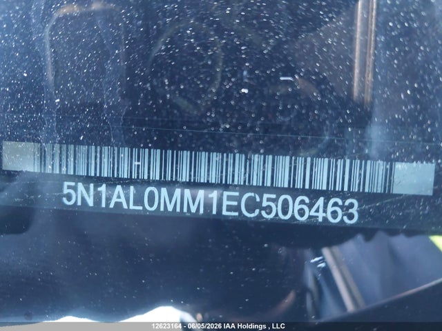 Aukcja sprzedaży 2014 Infiniti Qx60, vin: 5N1AL0MM1EC506463, numer aukcji: 12623164