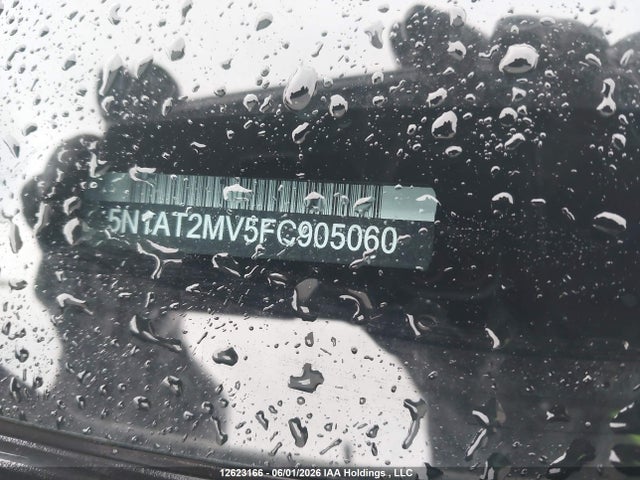Продаж на аукціоні авто 2015 Nissan Rogue S/sl/sv, vin: 5N1AT2MV5FC905060, номер лоту: 12623166
