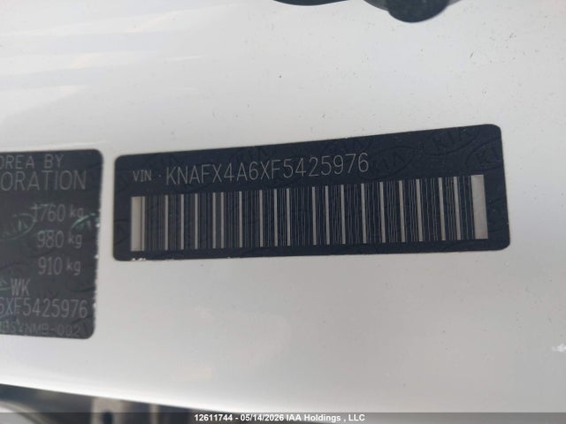 Aukcja sprzedaży 2015 Kia Forte 1.8l Lx/1.8l Lx+/lx+ Winter Edition, vin: KNAFX4A6XF5425976, numer aukcji: 12611744