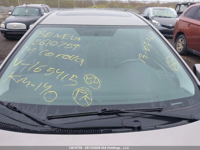 12610759 :رقم المزاد ، 2T1BURHE9EC165415 vin ، 2014 Toyota Corolla Le مزاد بيع
