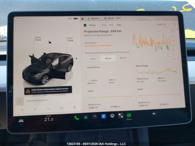 12623188 :رقم المزاد ، 7SAYGDEE0RF013388 vin ، 2024 Tesla Model Y مزاد بيع