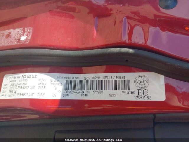 1C4PJMBS5GW224504 Jeep Cherokee Trailhawk