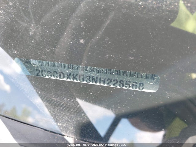 2022 Dodge Charger Police მანქანა იყიდება აუქციონზე, vin: 2C3CDXKG3NH228568, აუქციონის ნომერი: 12623195