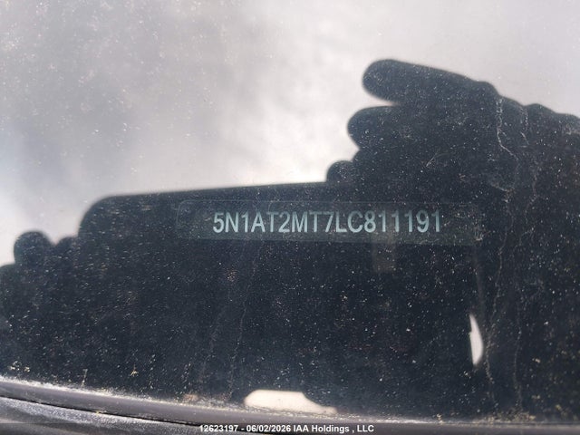 2020 Nissan Rogue S მანქანა იყიდება აუქციონზე, vin: 5N1AT2MT7LC811191, აუქციონის ნომერი: 12623197