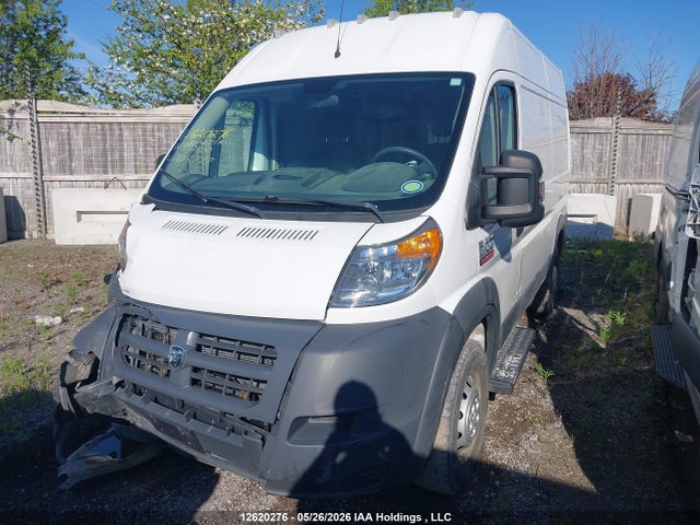 2016 Ram Promaster 2500 High Roof მანქანა იყიდება აუქციონზე, vin: 3C6TRVCG8GE128777, აუქციონის ნომერი: 12620276