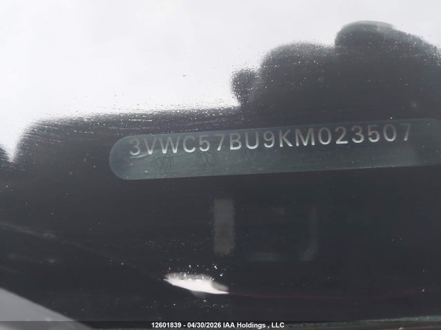 3VWC57BU9KM023507 Volkswagen Jetta 1.4 Tsi Comfortline