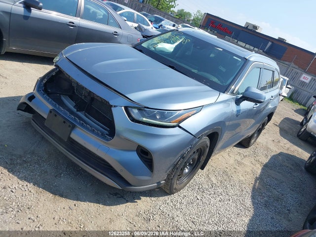 12623258 :رقم المزاد ، 5TDEBRCH8MS022725 vin ، 2021 Toyota Highlander Hybrid Limited مزاد بيع