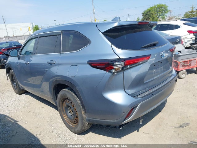 12623258 :رقم المزاد ، 5TDEBRCH8MS022725 vin ، 2021 Toyota Highlander Hybrid Limited مزاد بيع