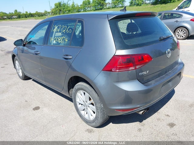2017 Volkswagen Golf 1.8 Tsi Comfortline/1.8 Tsi Highline/1.8 Tsi Trendline მანქანა იყიდება აუქციონზე, vin: 3VW117AU9HM008874, აუქციონის ნომერი: 12623260