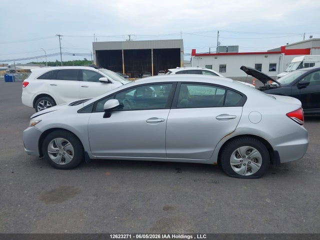 12623271 :رقم المزاد ، 2HGFB2F42DH019615 vin ، 2013 Honda Civic Lx مزاد بيع