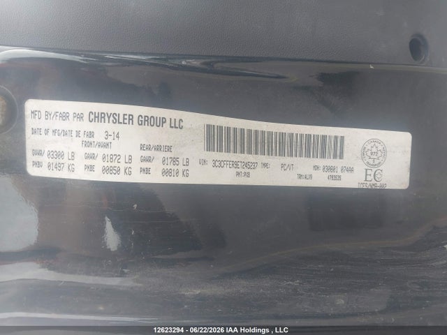 Fiat 500 LOUNGE 2014 3C3CFFER9ET245237 Image 9