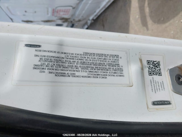 12623308 :رقم المزاد ، 1FUJHHDR5PLUG8114 vin ، 2023 Freightliner New Cascadia 126 مزاد بيع
