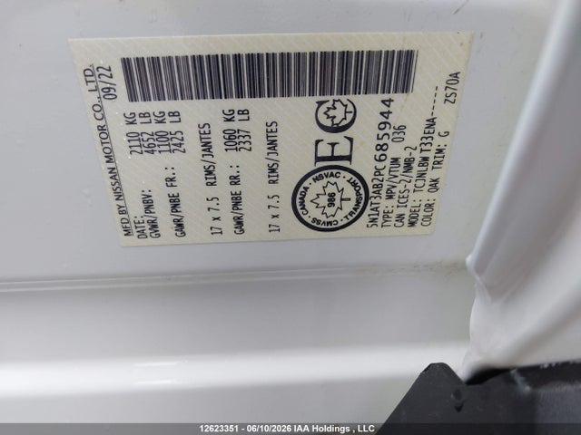 Nissan ROGUE S 2023 5N1AT3AB2PC685944 Image 9
