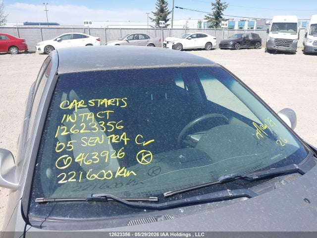 Aukcja sprzedaży 2005 Nissan Sentra 1.8/1.8 Special Edition Package/1.8s, vin: 3N1CB51D65L463926, numer aukcji: 12623356