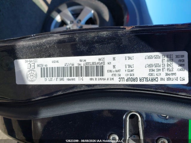 2011 Dodge Journey Canada Value Package მანქანა იყიდება აუქციონზე, vin: 3D4PG4FB3BT532877, აუქციონის ნომერი: 12623399
