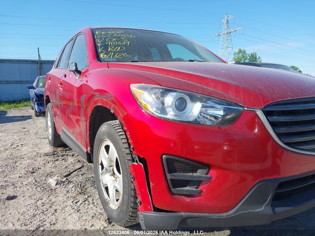 12623406 :رقم المزاد ، JM3KE2BYXG0910619 vin ، 2016 Mazda Cx-5 Gx مزاد بيع
