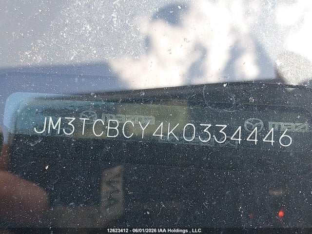 12623412 :رقم المزاد ، JM3TCBCY4K0334446 vin ، 2019 Mazda Cx-9 Touring مزاد بيع