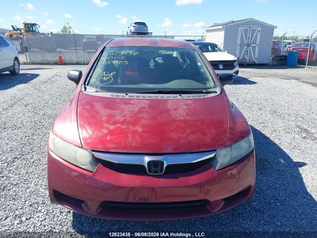 12623438 :رقم المزاد ، 2HGFA16269H024125 vin ، 2009 Honda Civic Dx مزاد بيع