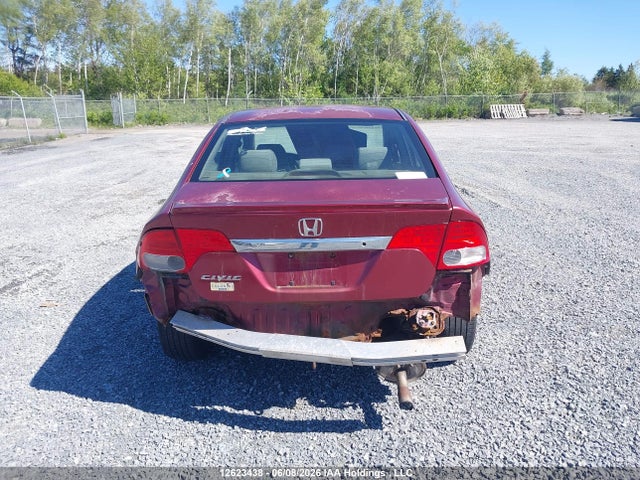 12623438 :رقم المزاد ، 2HGFA16269H024125 vin ، 2009 Honda Civic Dx مزاد بيع